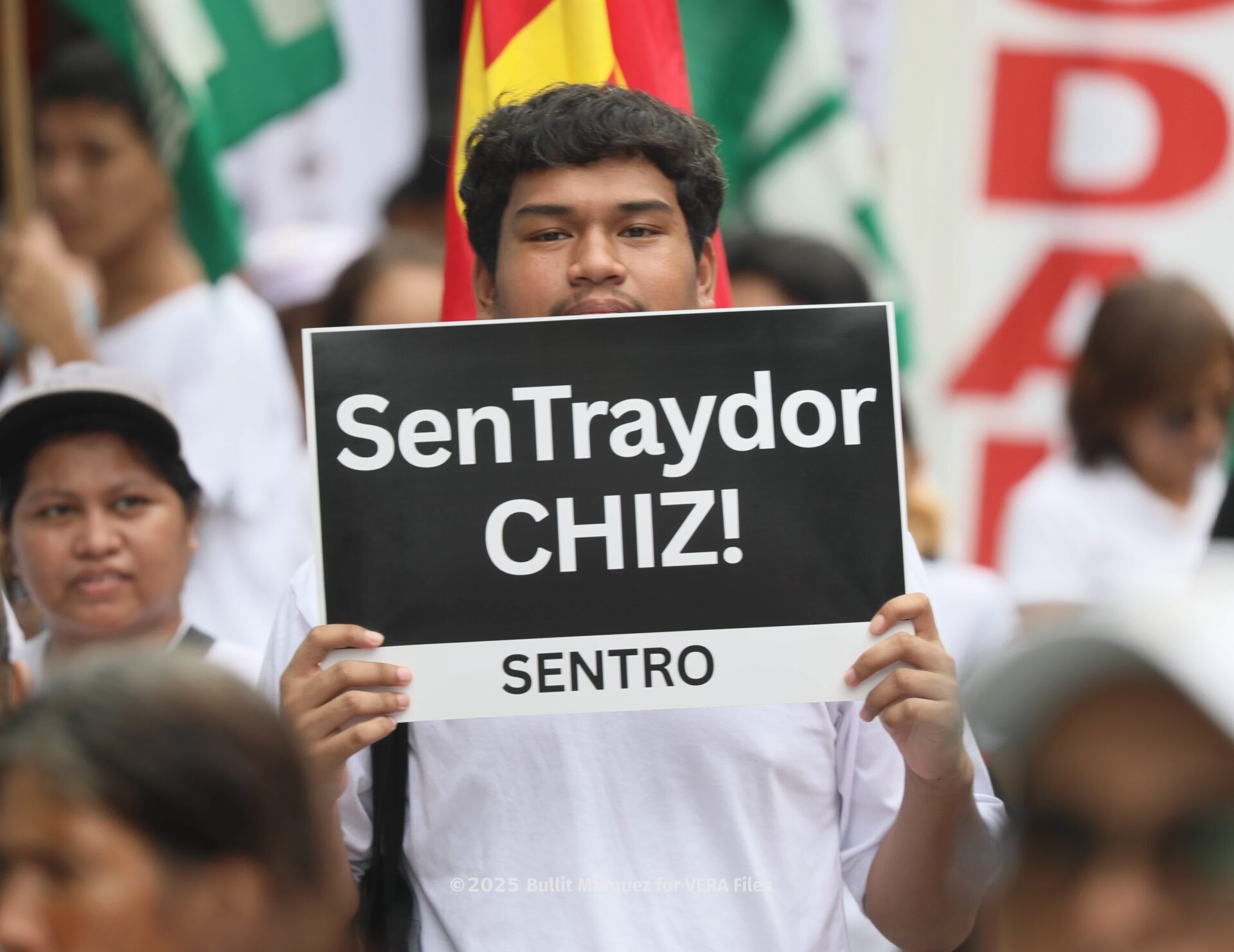 Angry messages to the senator-judges Photo by Bullit Marquez for VERA Files 10/12