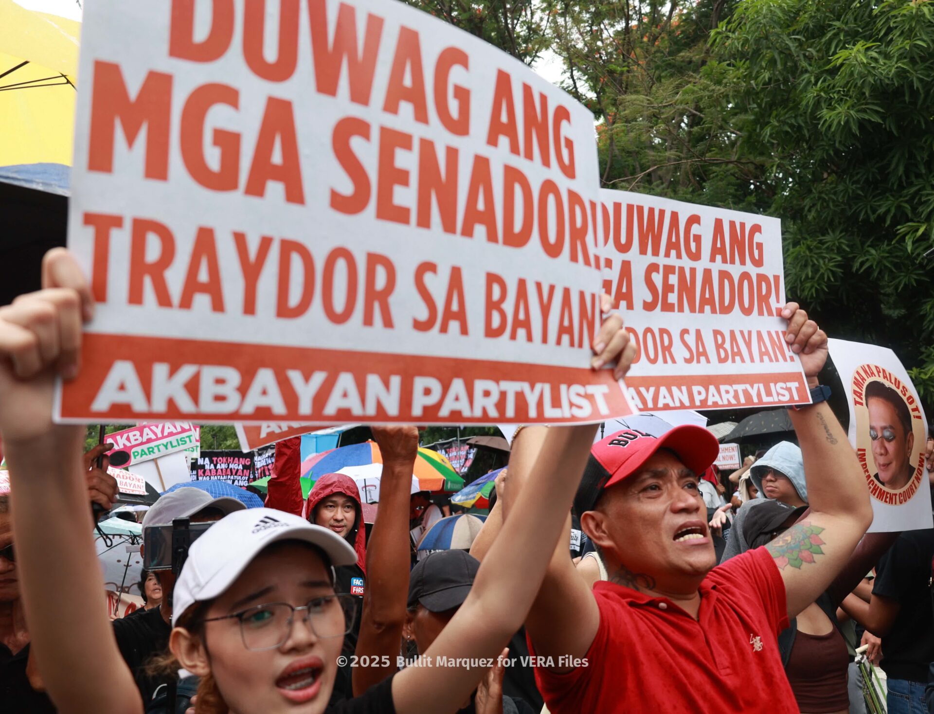 Angry messages to the senator-judges