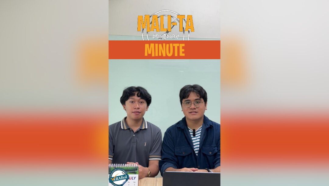 MALI-ta Minute: Pilipinas, sinalanta ng sunod-sunod na mga maling impormasyon nitong Hulyo