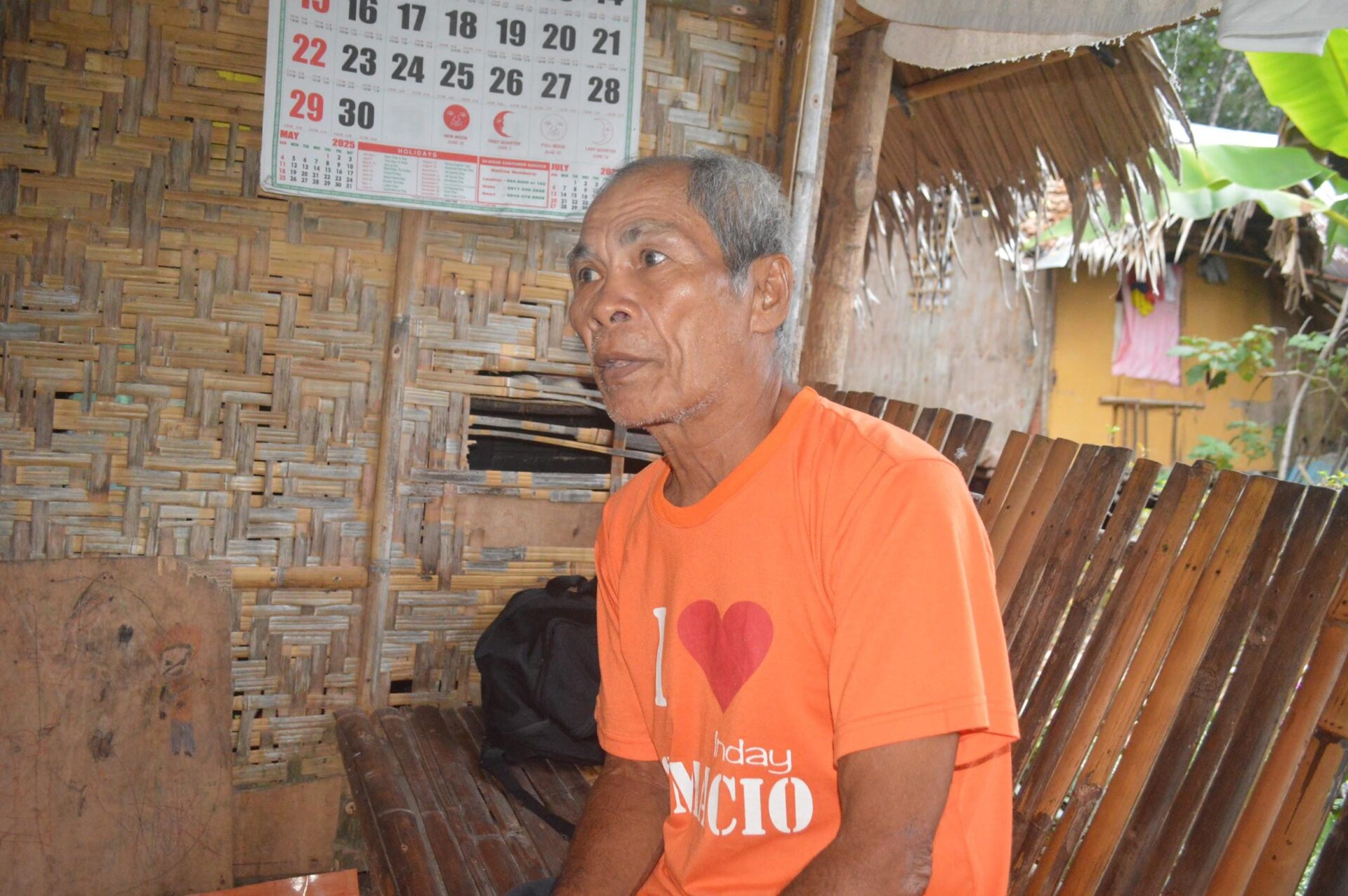 Fortunato Simbajon is a former tour guide and sea warden.