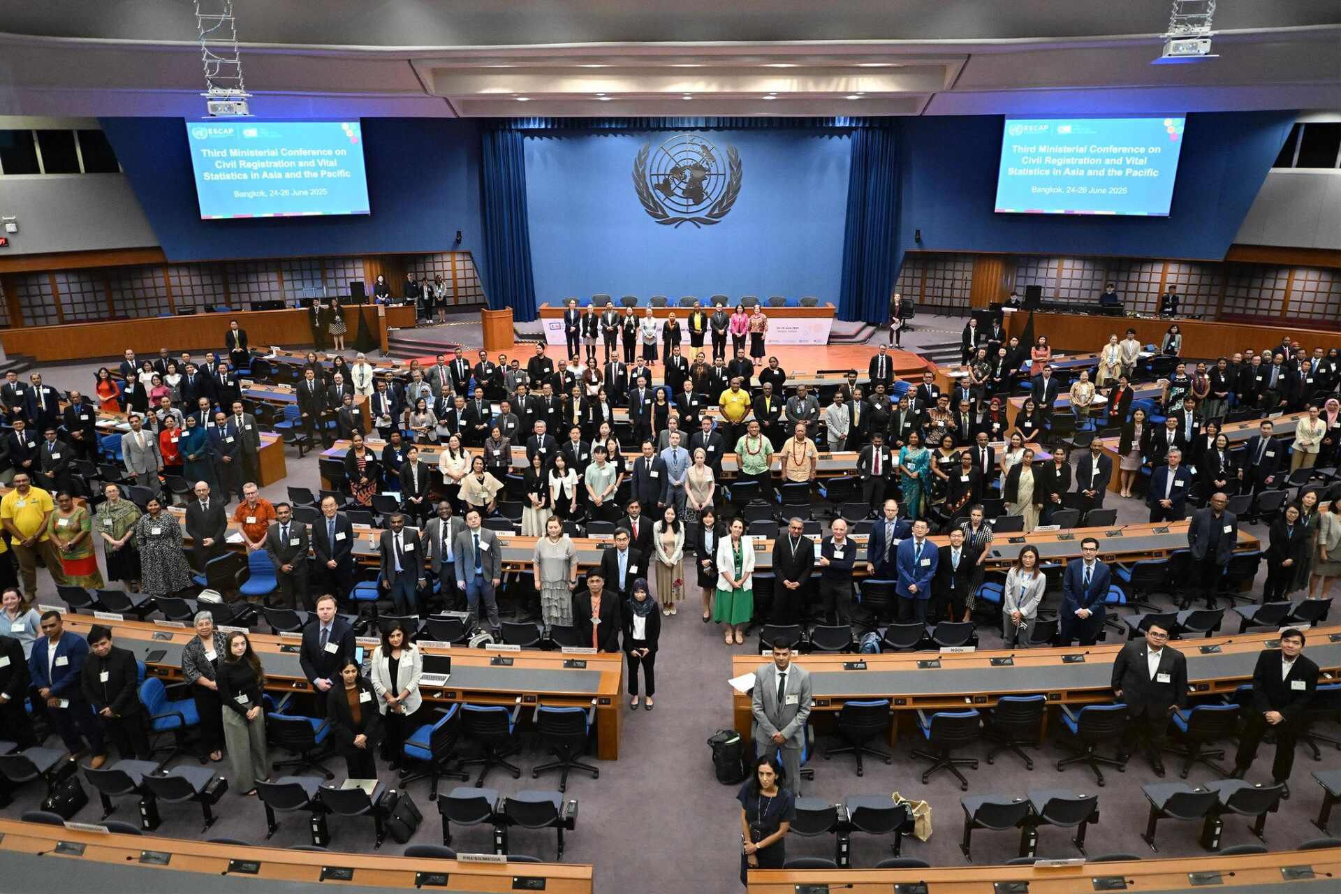 Third Ministerial Conference on Civil Registration and Vital Statistics in Asia and the Pacific June 24–26, 2025 Bangkok, Thailand. Courtesy of UN ESCAP
