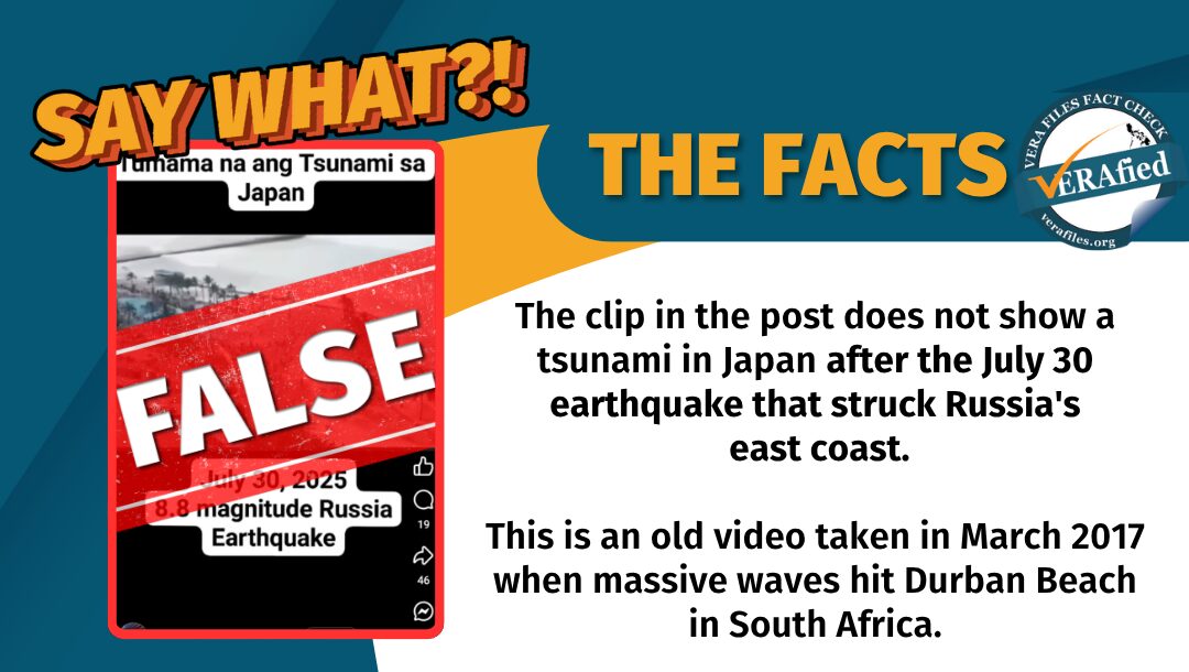 FACT CHECK: Clip from 2017 PASSED OFF as tsunami in Japan