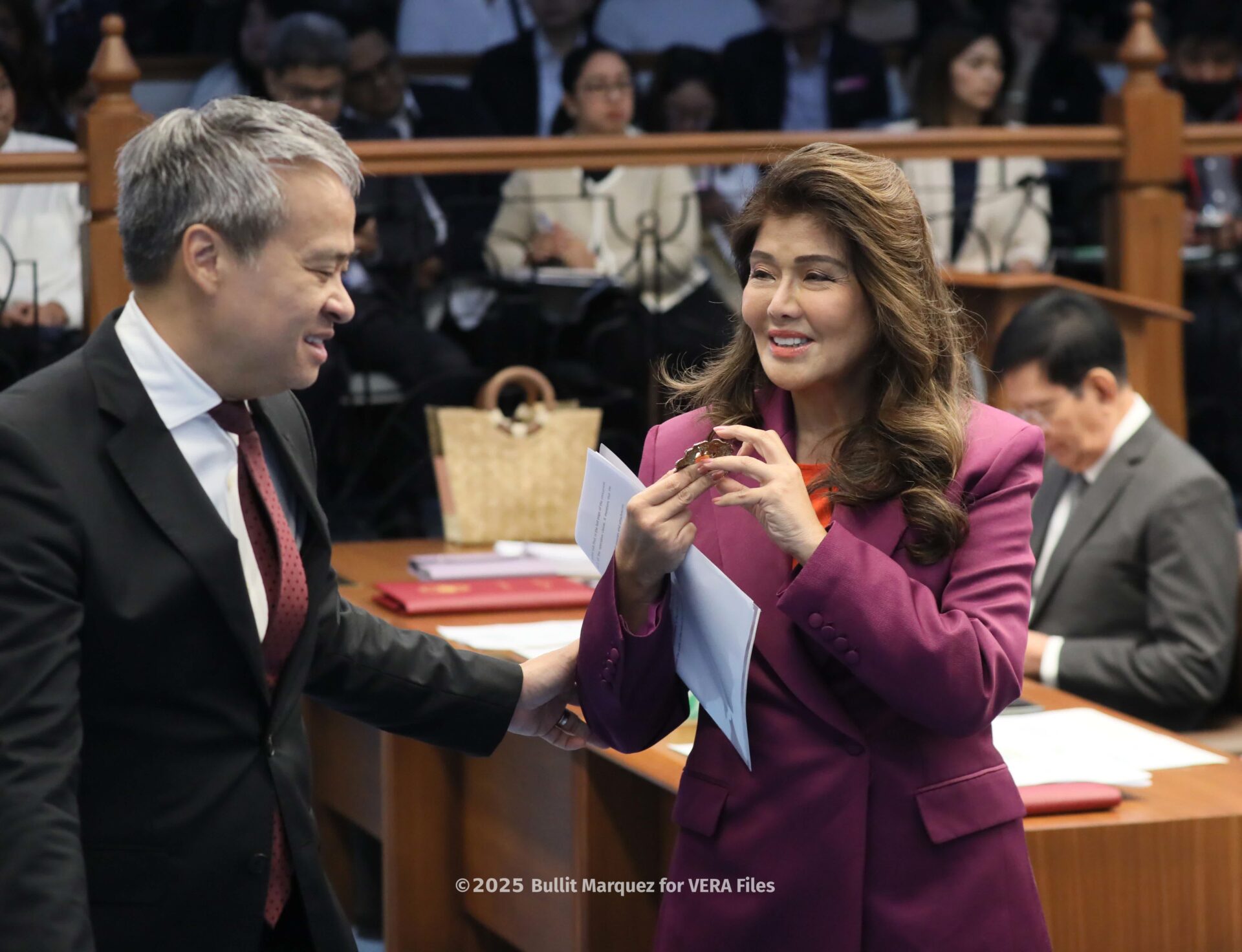 10/15 Senate vote on VP Sara's impeachment. Photo by Bullit Marquez for VERA Files