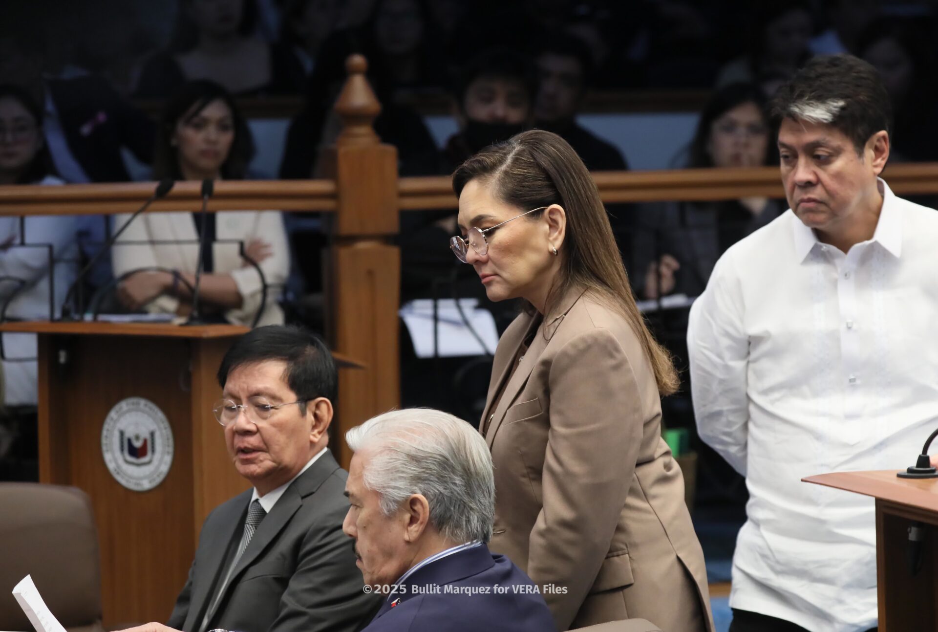 11/15 Senate vote on VP Sara's impeachment. Photo by Bullit Marquez for VERA Files