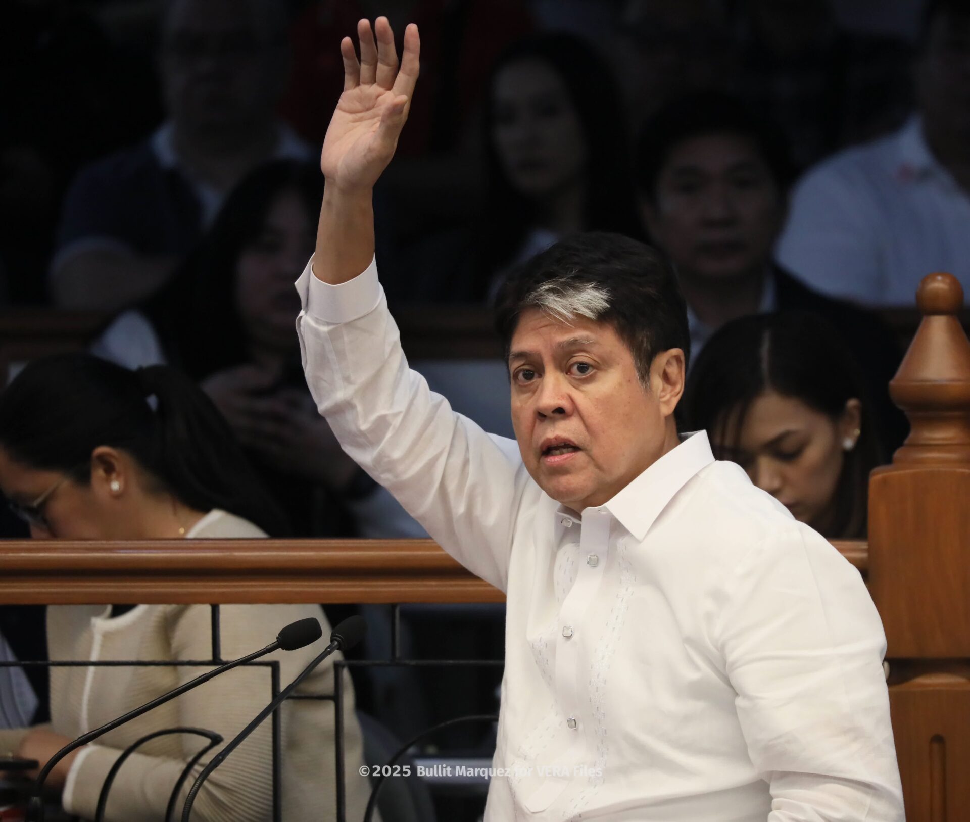 13/15 Senate vote on VP Sara's impeachment. Photo by Bullit Marquez for VERA Files