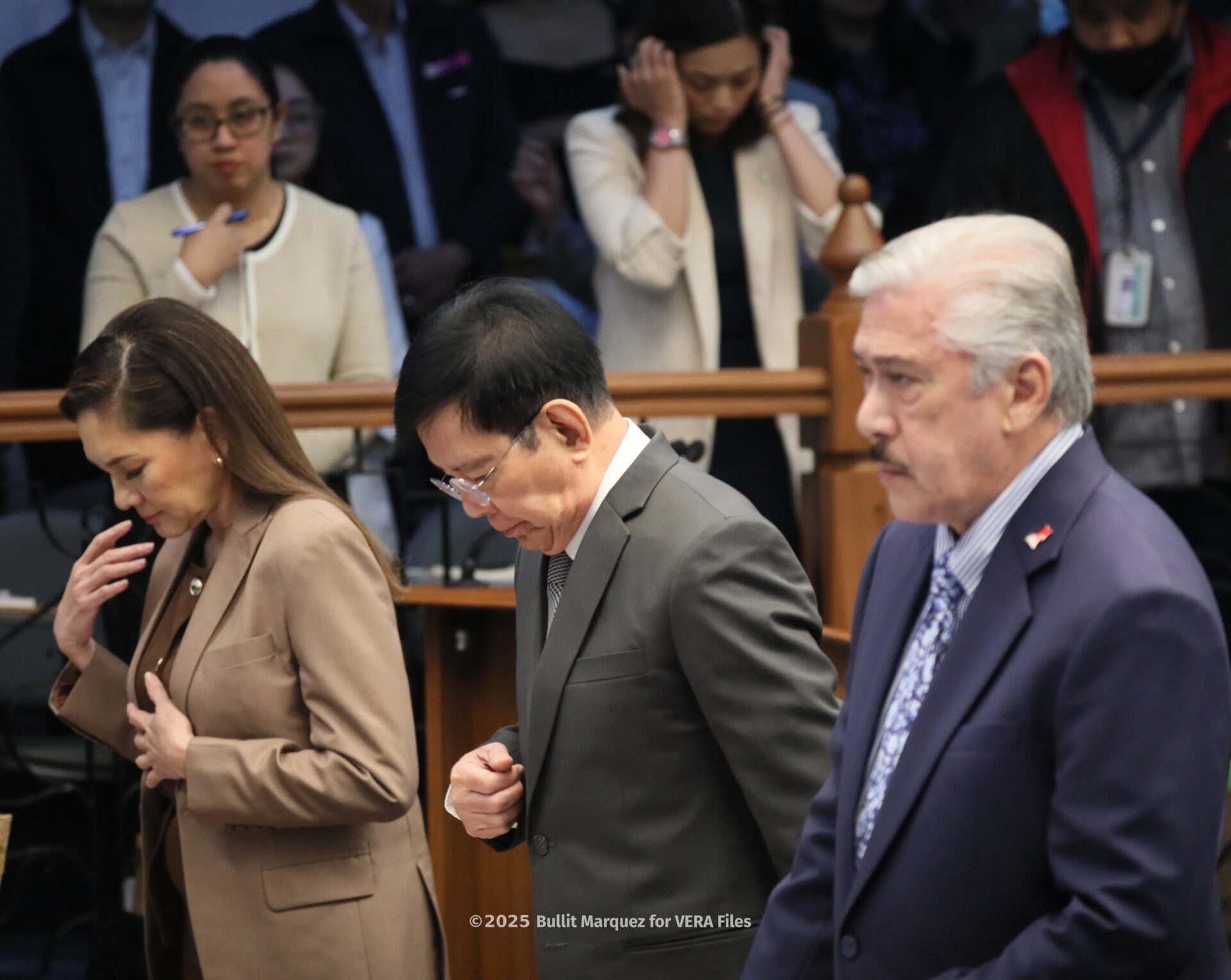14/15 Senate vote on VP Sara's impeachment. Photo by Bullit Marquez for VERA Files