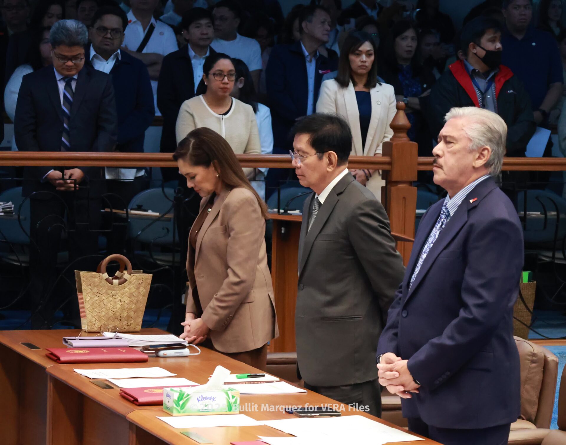 15/15 Senate vote on VP Sara's impeachment. Photo by Bullit Marquez for VERA Files