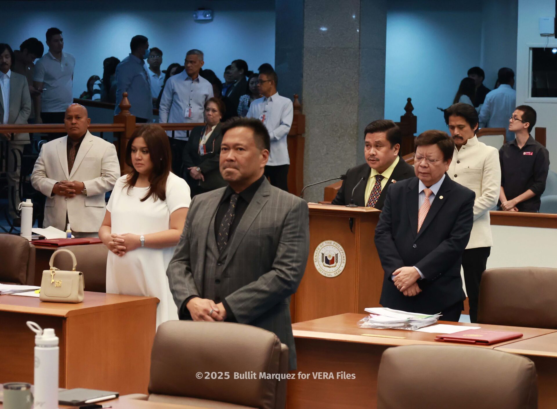 2/15 Senate vote on VP Sara's impeachment. Photo by Bullit Marquez for VERA Files