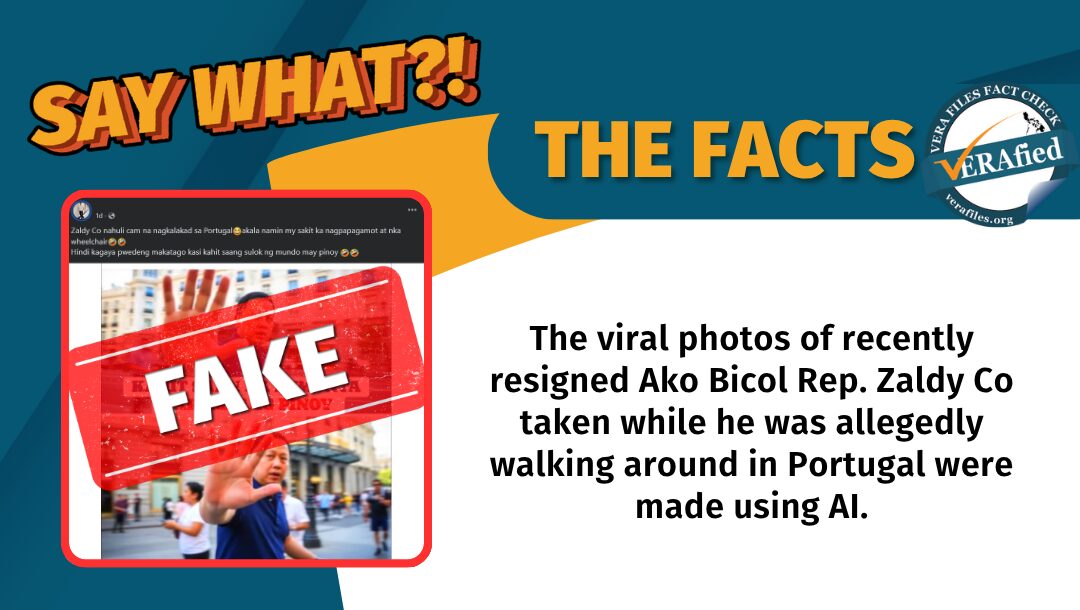 FACT CHECK: ‘Zaldy Co in Portugal’ photo AI-GENERATED