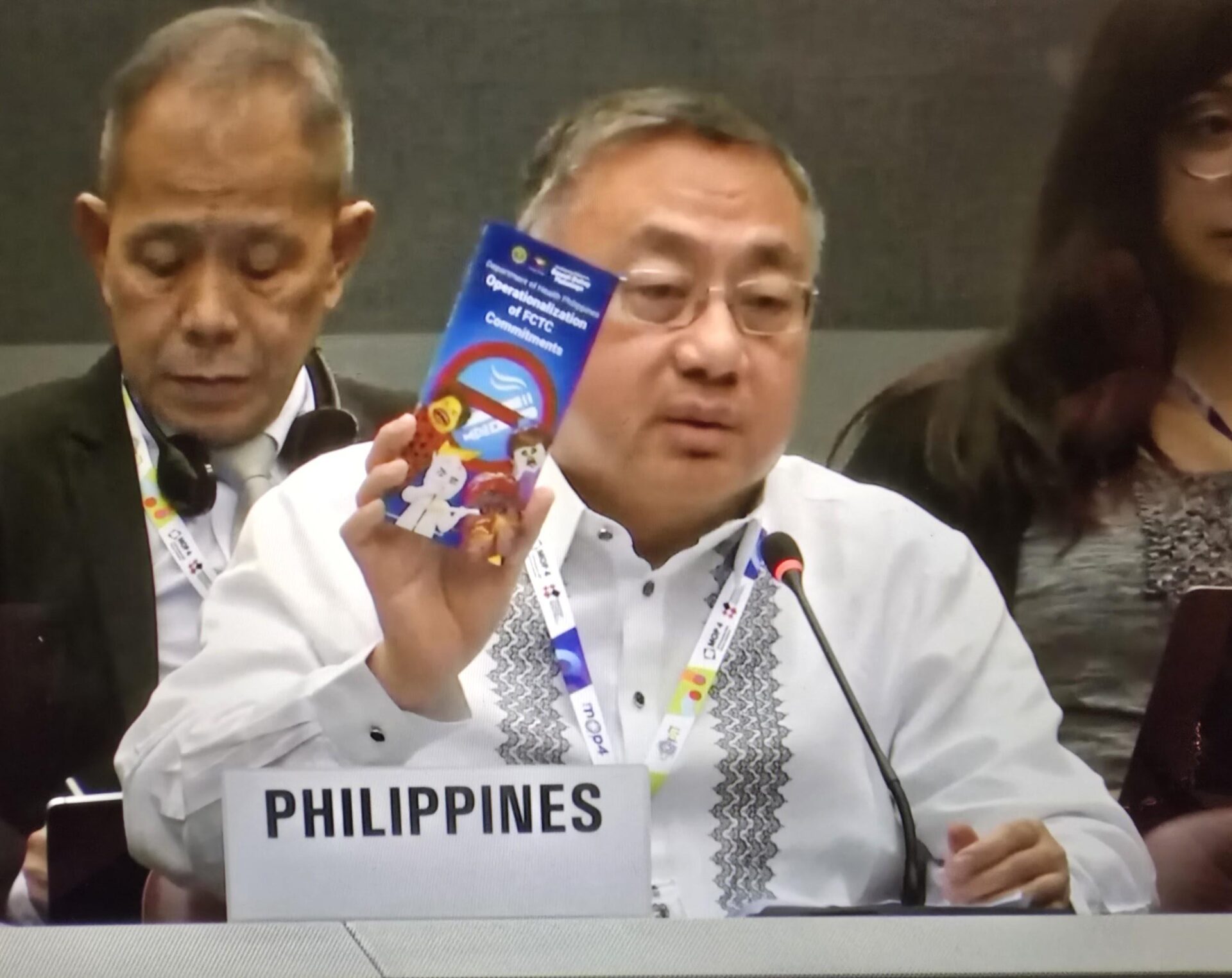 Ambassador Carlos Sorreta at the 11th COP of the WHO-FCTC, Geneva