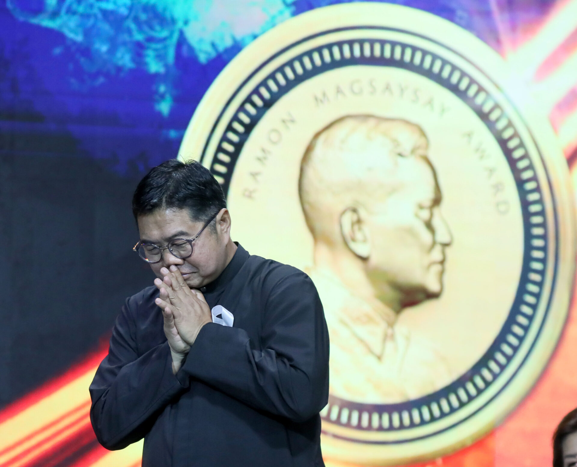 Fr. Flavie dedicates RM Award to EJK victims, volunteers and fellow missionaries
