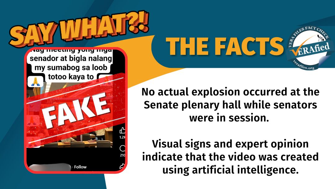 FACT CHECK: Video of explosion during Senate session AI-GENERATED