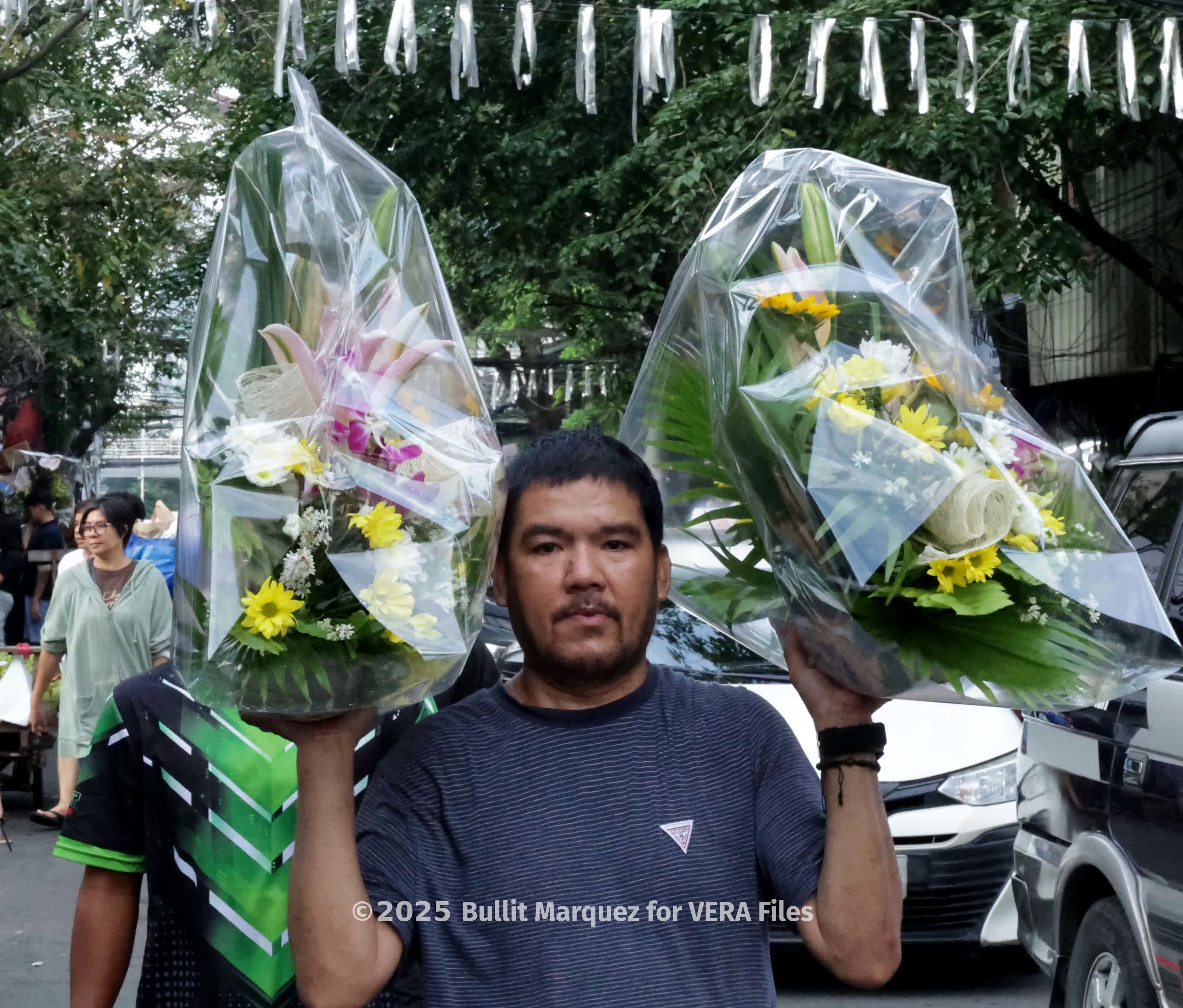 Dangwa Flower market. Photo by Bullit Marquez for VERA Files
