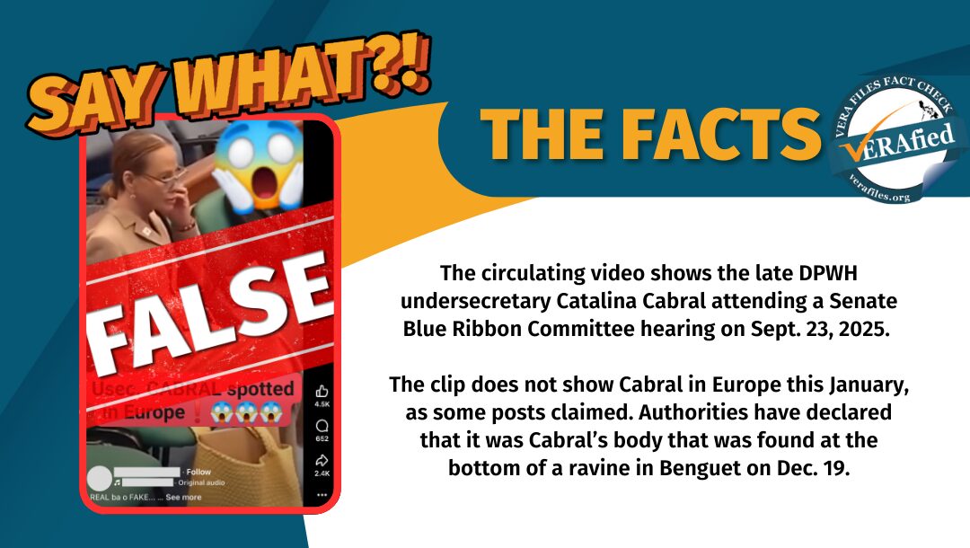 FACT CHECK: OLD video PASSED OFF as ‘Cabral spotted in Europe’