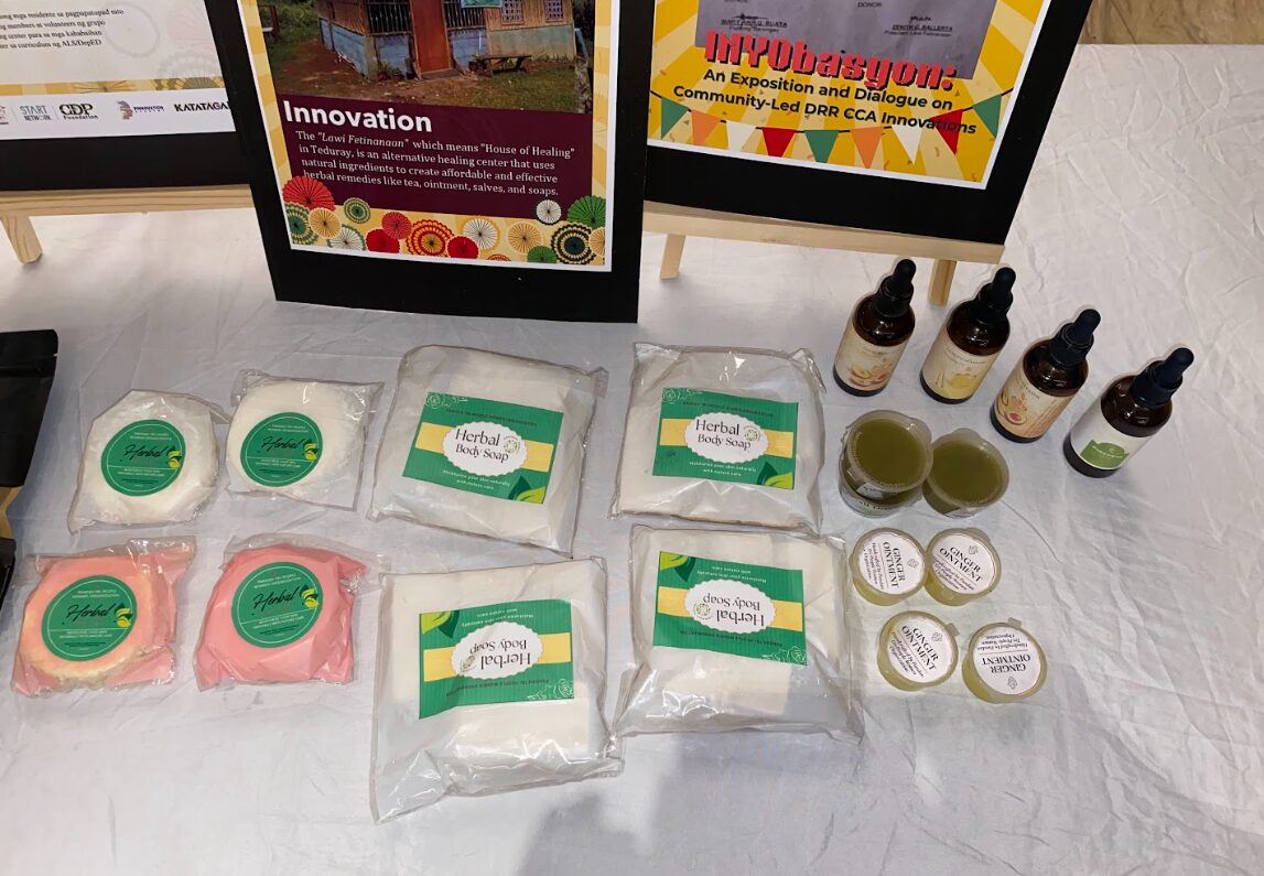 Samples of ointments, salves, and soaps from the House of Healing MA. RIZZA FRANCISCO 