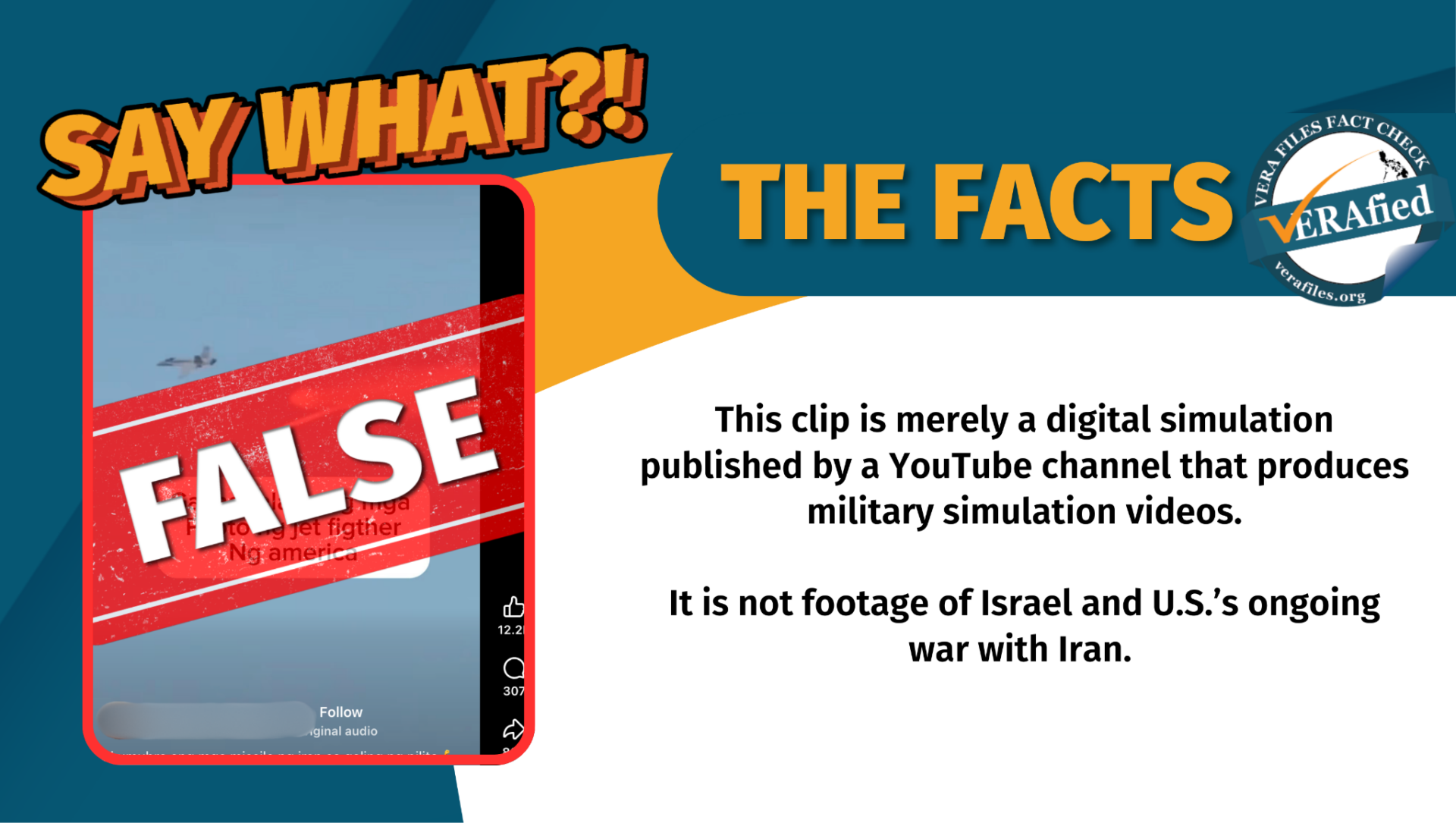 FACT CHECK: Virtual simulation PASSED OFF as ‘footage’ of conflict between US, Iran