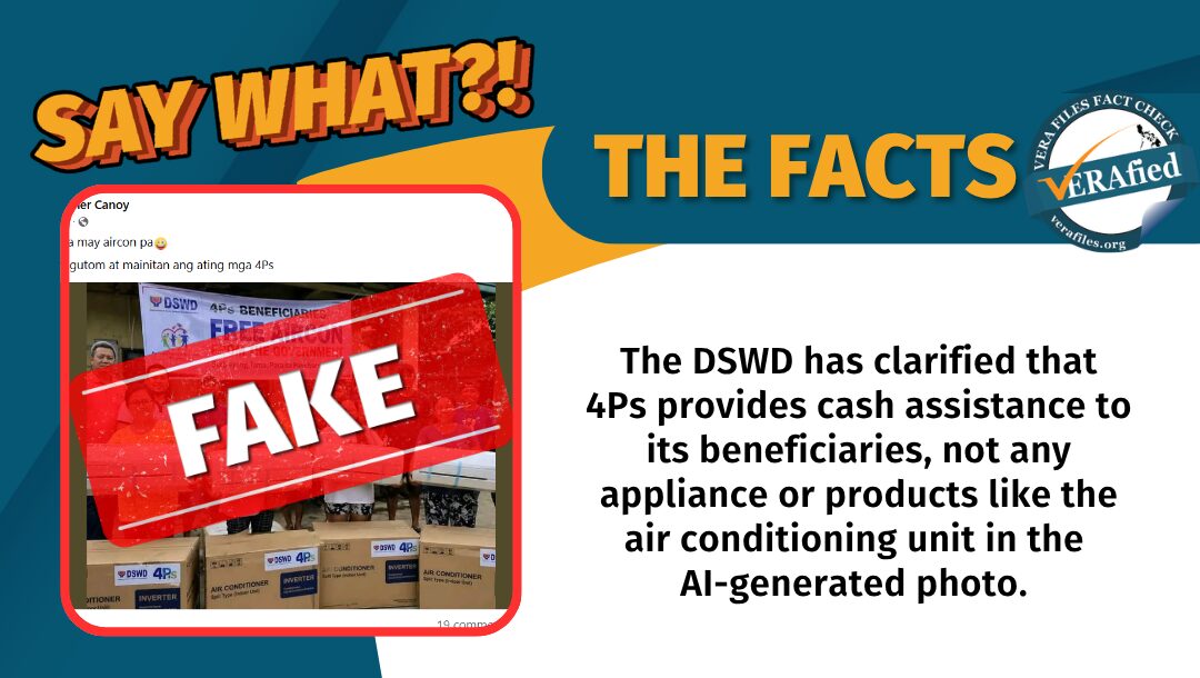 FACT CHECK: NO free aircon for 4Ps members, photo is AI-GENERATED