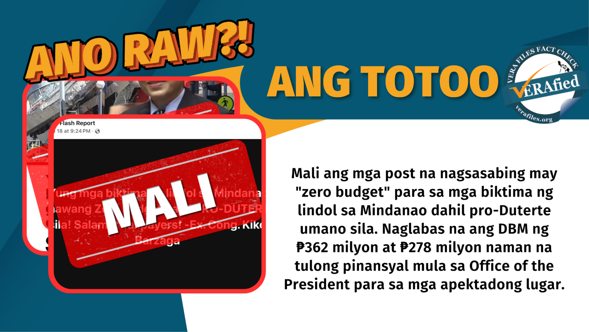 Mali ang mga post na nagsasabing may