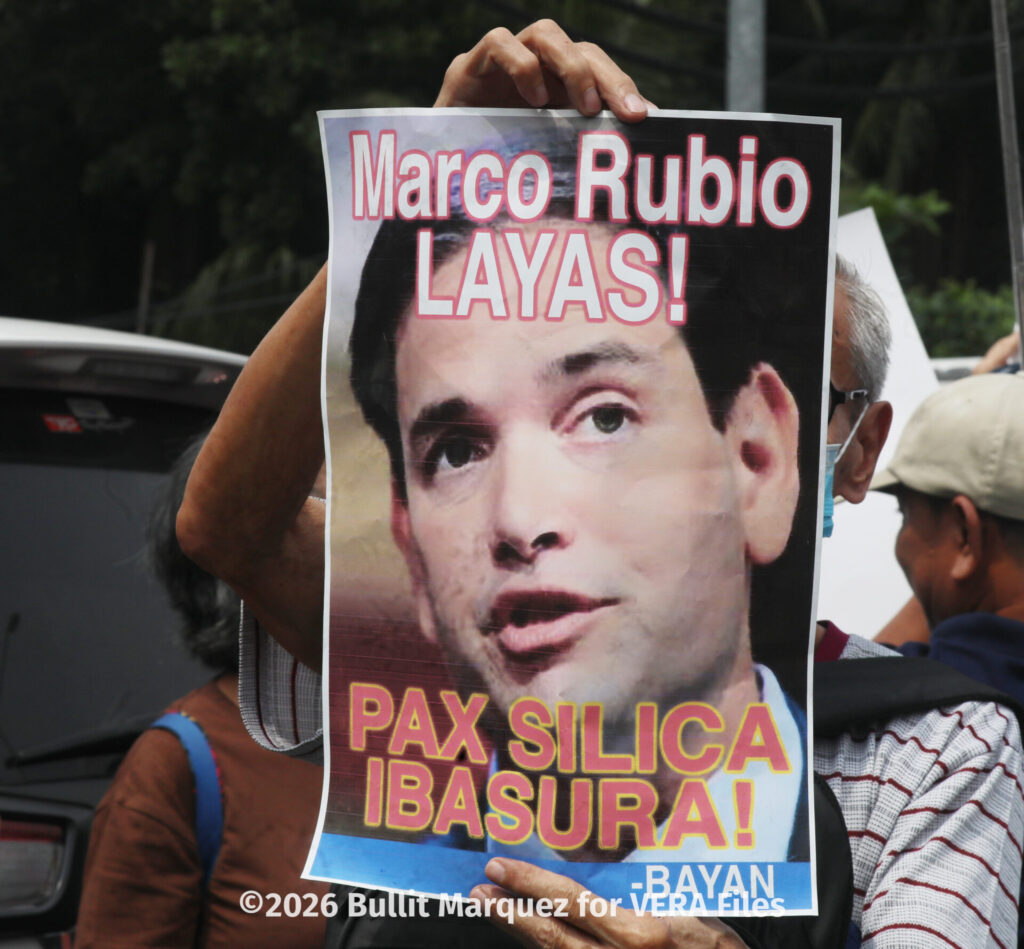 Protest rally against U.S. President Trump and State Secretary Rubio