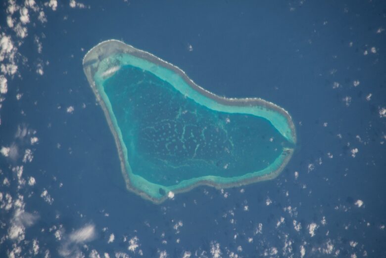 The Scarborough Shoal or Bajo de Masinloc lies within the Philippines’ 200-nautical miles exclusive economic zone. (Google Maps)