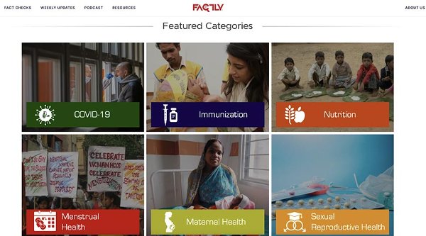 Factly’s health microsite