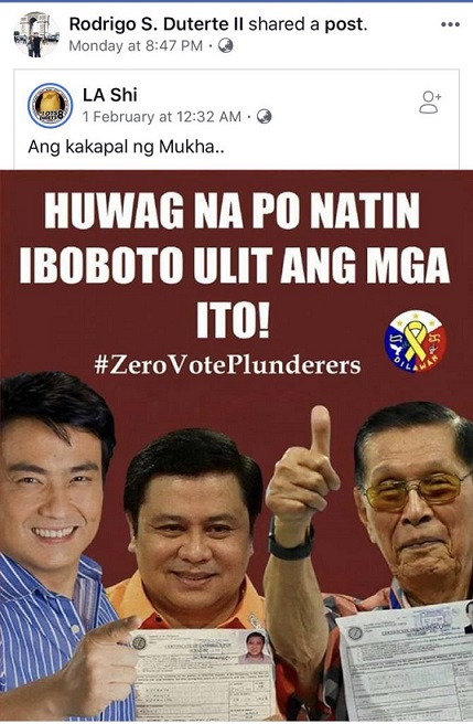 FB wall of Duterte grandson.jpg