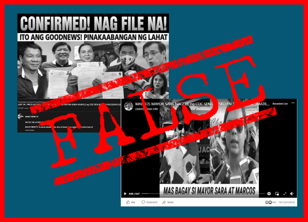 VERA FILES FACT CHECK: Go, Moreno, Pacquiao and Robredo NOT backing out