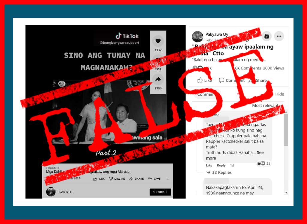 VERA FILES FACT CHECK: Video resurrects FALSE claims on Marcos court