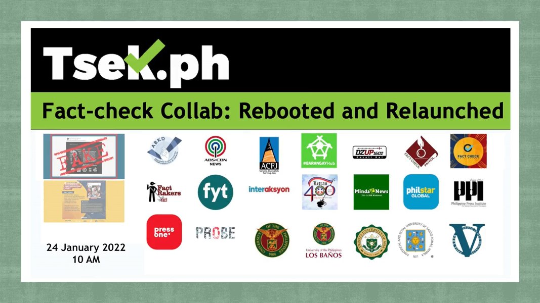 Tsek.ph: Fact-Check Collab: Rebooted and Relaunched