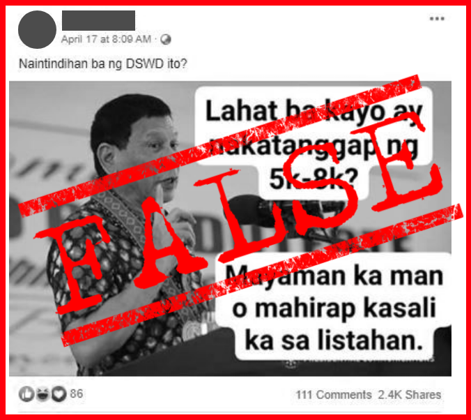 051220-false-duterte-on-dswd-cash-assistance.png