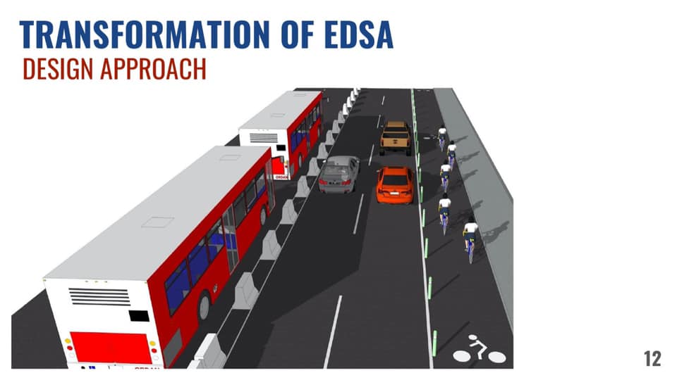 Infograph of transformed EDSA