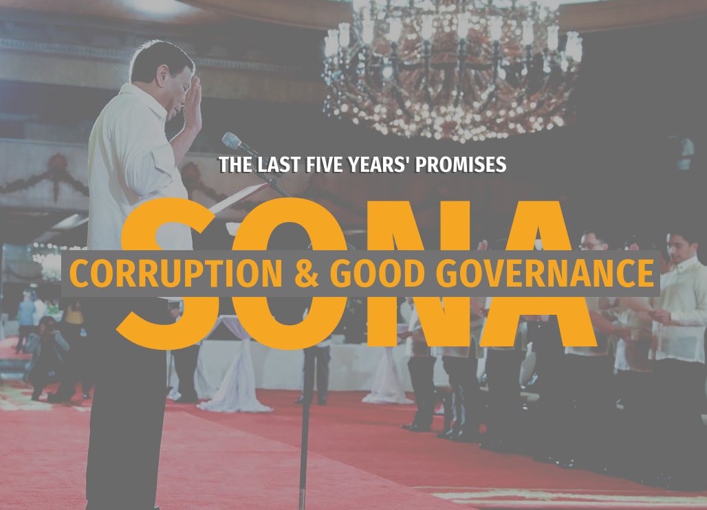 SONA 2020 Promise Tracker: Corruption and Good Governance