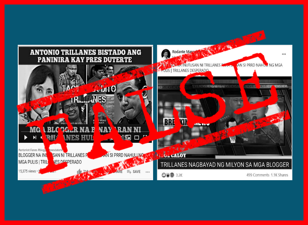 VERA FILES FACT CHECK: Trillanes DID NOT pay bloggers to discredit President Duterte