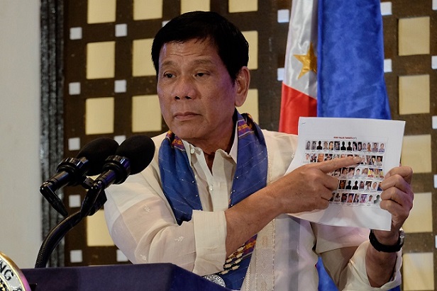 Pres. Duterte before the Davao City Chamber of Commerce and Industry at Marco Polo Hotel in Davao City. Malacanang photo by Rene Lumawag..jpg