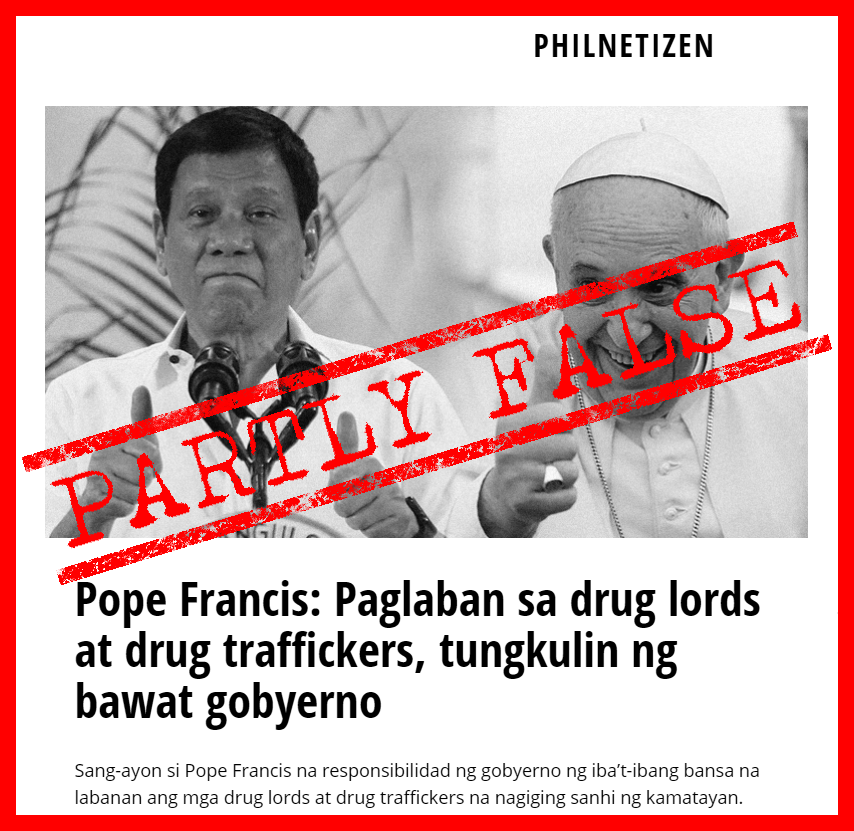 Dec 7 FBF - Pope drugs PARTLY FALSE.png