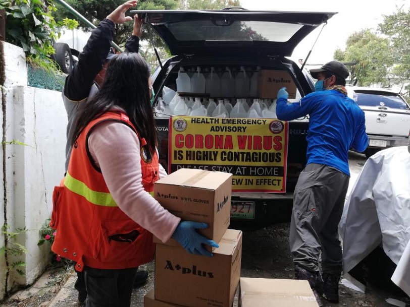 Delivery of Bong Go donations Baguio