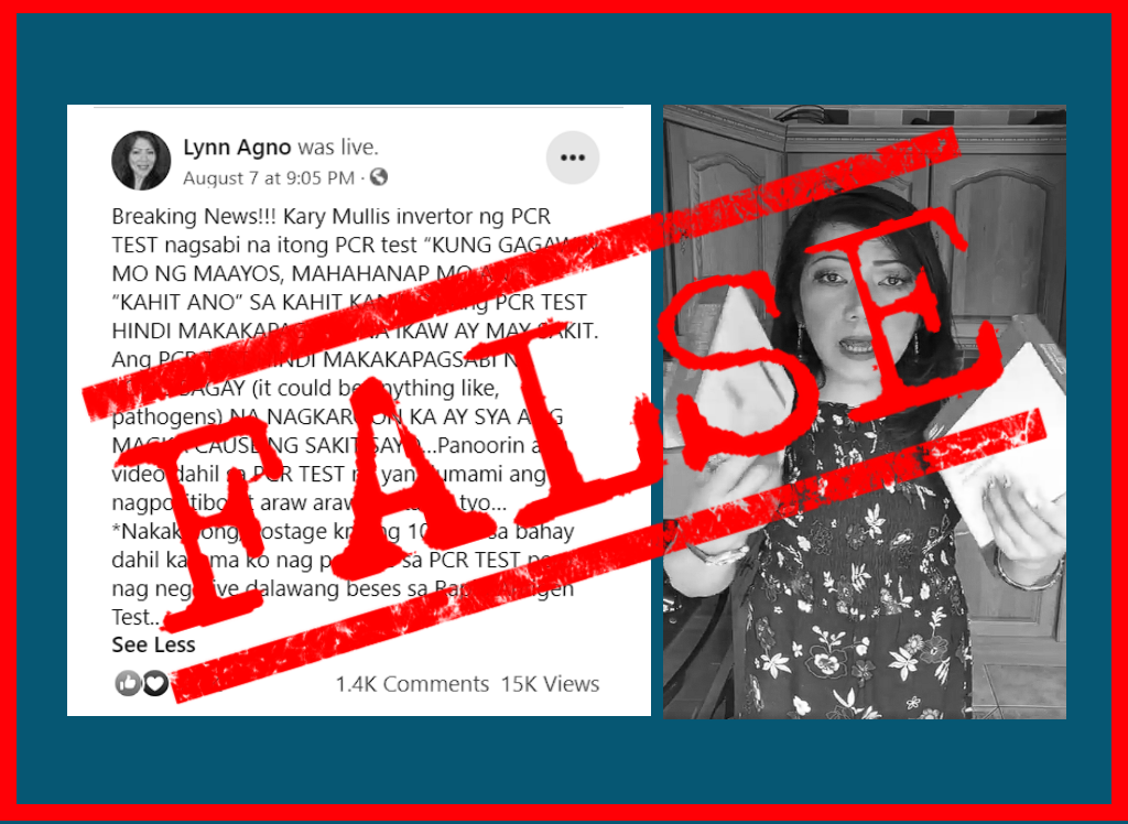 VERA FILES FACT CHECK: Filipina vlogger’s claim on PCR effectiveness is FALSE