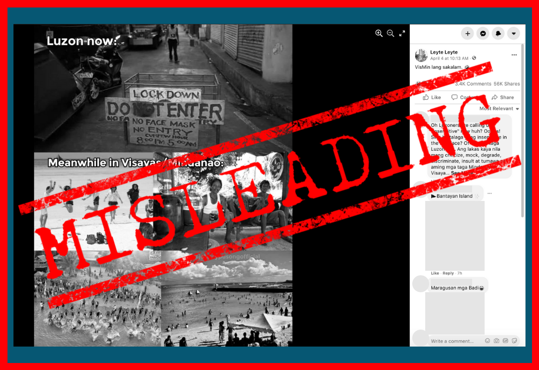 VERA FILES FACT CHECK: Pre-pandemic photos of Visayas, Mindanao used to contrast current Luzon lockdown