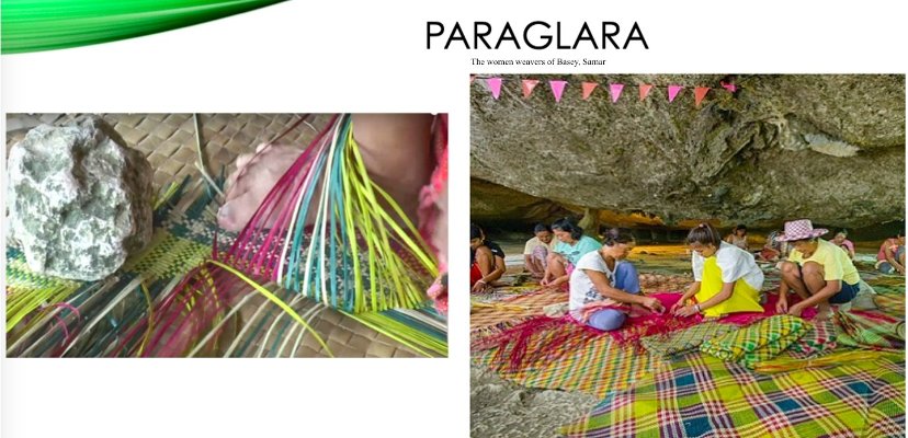 Photo of Paraglara, the women mat weavers of Basey, Samar.