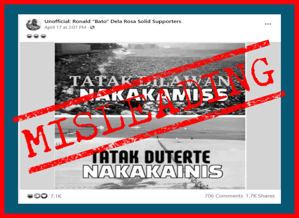 VERA FILES FACT CHECK: Another ‘Aquino vs Duterte’ comparison MISLEADS with 2018 Manila Bay photo