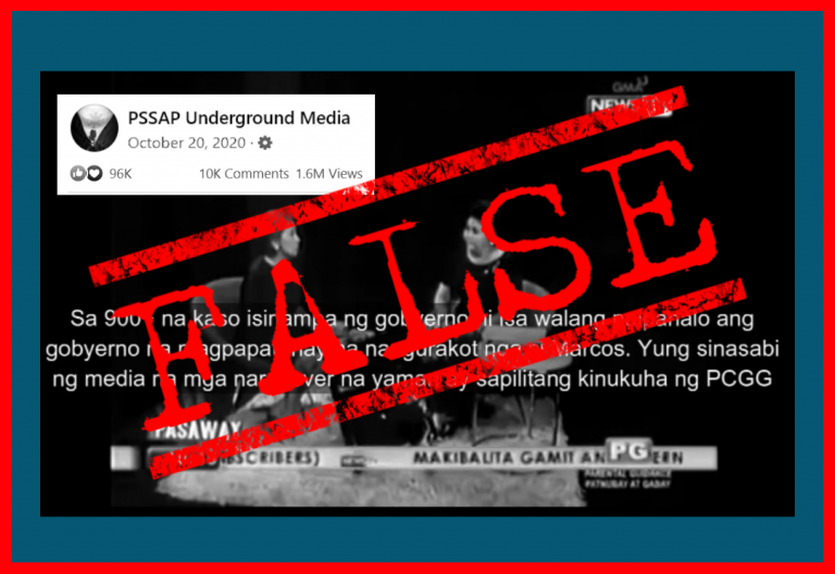 Vera Files Fact Check Video With Multiple False Claims On Marcos Swiss Bank Accounts Back