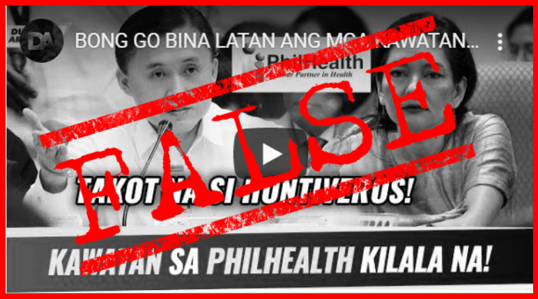 ​VERA FILES FACT CHECK: Go DID NOT name Hontiveros as corrupt in PhilHealth