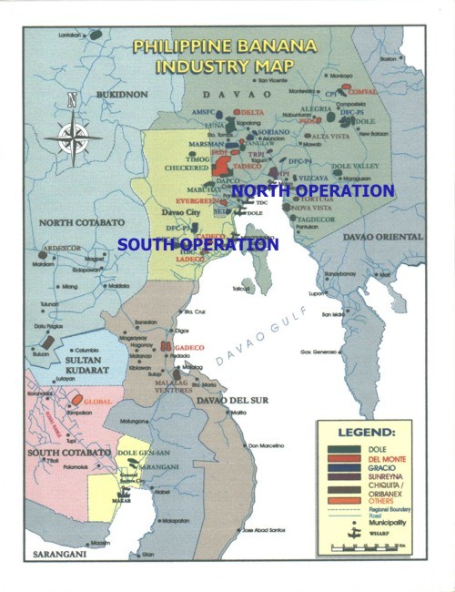 RP banana industry map