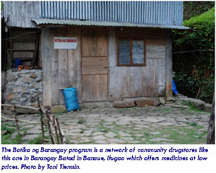 Botika ng Barangay in Ifugao