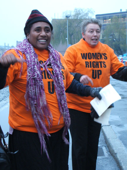 Women protesters